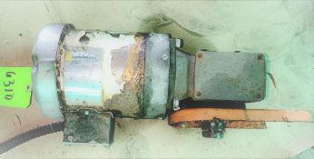 Qty (1) Leeson 56C Frame Motor - 3 phase - 1 hp - 1725 rpm - 208-230/460 volt