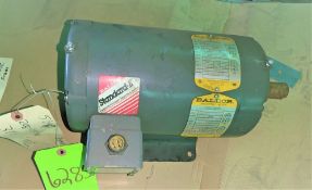 Qty (1) Baldor Standard-E 182T Frame - 3 phase - 5 hp - 3450 rpm - 208-230/460