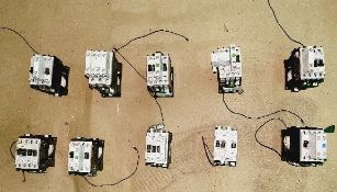 Qty (10) - Allen Bradley 3 phase contactors 24 volt coil