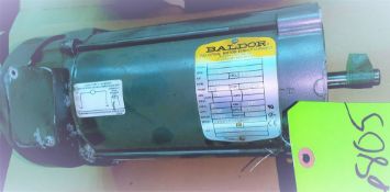 Qty (1) Baldor 56C Frame Motor - 1 hp - 1750 rpm - 90 volt