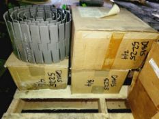 Qty (4) Tabletop Chain- NEW- 7.5 inch width TAB: Each 10 ft. long