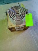 Qty (2) Tabletop Chain- 3.25 inch width Bevel: New in box- Each 10 ft. long