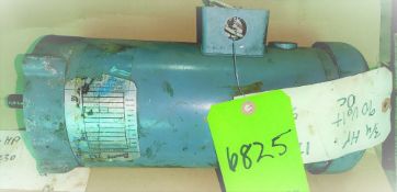 Qty (1) Emerson-Browning 56C Frame Motor - .75 hp - 1750 rpm - 90 volt