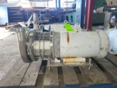 Qty (1) Sanitary Centrifugal Pump - 5 hp - 1750 rpm -230/460V- 3 phase - 4 inch inlet - 2 inch