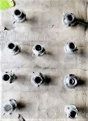 Qty (10) - 2 Inch Hand Operated Sanitary Butterfly Valve