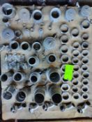 Qty (1) Lot- various large diameter cam lock and barb adaptors