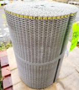 Matt Top Chain- 24 inch width: Approx. 35 ft 1000 Series Based on Visual Inspction.