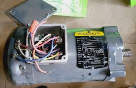 Qty (1) Baldor 143TC frame motor - 3 phase - 1 hp - 1725 rpm - 208-230/460 volt