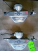 Qty (2) - Micro-Motion All Stainless Sanitary Flow Meter - Incl Stainless Steel Transmitter - Part