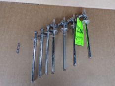 Qty (7) All Stainless Steel 3 inch sanitary screen liquid input probe - 8.5 inches long