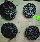 Qty (4) Tabletop Chain- 3.25 inch width Stainless Straight running: Approx-(1) 18 ft.; (1) 15