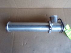 Qty (1) All Stainless Steel Sanitary cartridge filter - 3 inch sanitary input - 4 inch sanitary