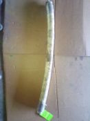 Qty (1) Brand new 2.5 inch sanitary food grade flexiable hose- 50 inches long