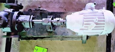 Qty (1) Foster Vane Pump - 220/440 volt - 3 phase - 3 hp - 555 pump rpm - 2 inch NPT inlet - 2