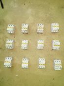 Qty (12) - Gould/Ferraz Shawmut 3 phase touchsafe fuseholder blocks 600 volt 30 amp capacity