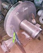 Qty (1) All Stainless Blower Assembly w/ Baldor motor - 5 hp - 3450 rpm - 3 phase - 6 inch flange