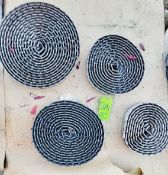 Large Lot Tabletop Chain- 3.25 inch width Straight: Approx. (1) 21 ft.; (1) 40 ft; (1) 33ft.; (1) 28