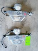 Qty (2) - Micro-Motion All Stainless Sanitary Flow Meter - Incl Stainless Steel Transmitter - Part