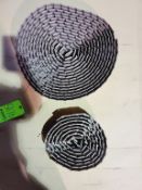 Qty (2) Tabletop Chain- 3.25 inch width Straight running: Approx. (1) 38.5 ft.; (1) 13.5 ft.