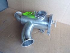 Qty (1) Sani-Matic Complete Stainless Steel Sanitary Cartridge Filter - 3 inch sanitary plunger