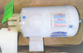 Qty (1) Baldor Reliance 153TC Frame Motor - 3 phase - 1 hp - 1750 rpm - 230/460 volt