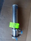 Qty (1) All Stainless Steel Sanitary cartridge filter - 3 inch sanitary input - 4 inch sanitary