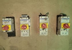 Qty (4) - Telemecanique Heavy Duty overload - adjustable 60 - 120 amps