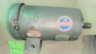 Qty (1) Baldor 182T Frame Motor - 3 phase - 3 hp - 1725 rpm - 208-230/460 volt