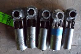 Qty (5) APV 2 inch sanitary butterfly valves