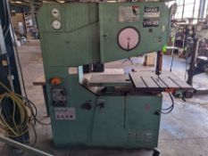 High Capacity Large Throat Band Saw - Dake Johnson Model: VH-40 Variable Speed - Adjustable to 500