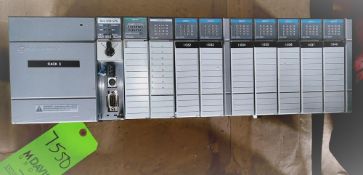 Qty (1) Allen Bradley SLC 5/04 - 9 Slot - 1 Analogue Input - 1 DC Sync Output 0 7 DC Sync Inputs