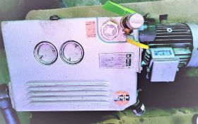 Qty (1) Busch Type 100-132 High Capacity Vaccuum Pump - 63 CFM @ 29.9 inches of Mercury