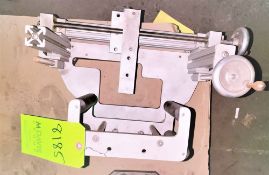 Qty (1) Hot stamp coder mount assembly with fine adjustments for high speed capacity