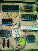 Qty (10) various solenoid banks.