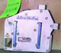 Qty (1) Allen hot foil hot nstamp label coder