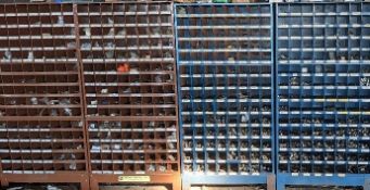 Multi Bin Hardware Cabinets - Hardware Incluedes: Nuts, Bolts, and Washers - Sizes from 1/4-20 up to