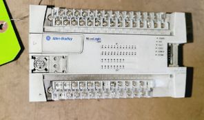 Qty (1) Allen Bradley MicroLogix 1200 - 23 AC nputs - 15 Relay Outputs - 115 volt Power Required -