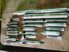Qty (23) Assorted Round Body Air Cylinders