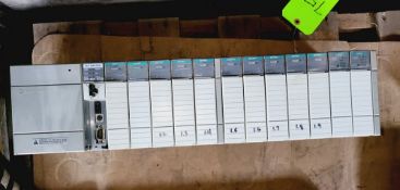 Qty (1) Allen Bradley SLC 5/04 - 12 slot - 1 Analogue Input - 9 Analogue Outputs - 2 Digital Outputs