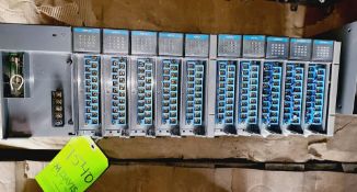 Qty (1) Allen Bradley SLC 500 Remote Rack - 10 Slot - 7 DC Sync Inputs - 3 DC Source Outputs