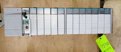 Qty (1) Allen Bradley SLC 5/05 - 12 Slot - 8 DC Sync Inputs - 3 DC Source Outputs - 1 Digital