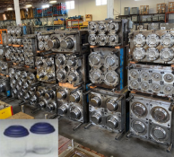 Bulk Bid - Round Container and Lid Storage Set Mold