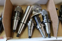 Box w/ (5) Assorted Cat 40 Taper Tool Holders
