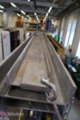 Silver I-Beams on Top of Cantilever Rack