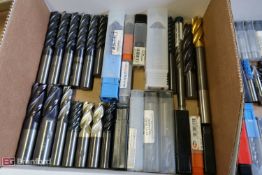 Box w/ Assorted Carbide Endmills