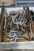 Box of Welding Vise Grip Clamps