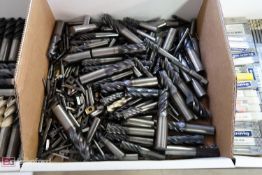 Box w/ Used Carbide Endmills