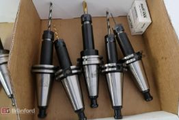 Box w/ (5) Cat 40 Taper Tool Holders