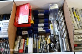 Box w/ Carbide & HSS Corner Rounds, Keyseat Cutters, Endmills