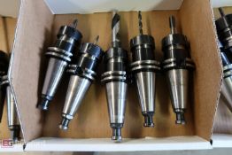 Box w/ (5) Cat 40 Taper Tool Holders